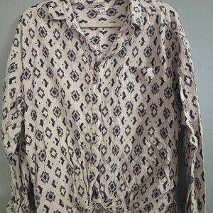 Splendid Navy Patterned Shirt